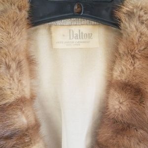 Vintage Cashmere Sweater with Fox Fur Collar